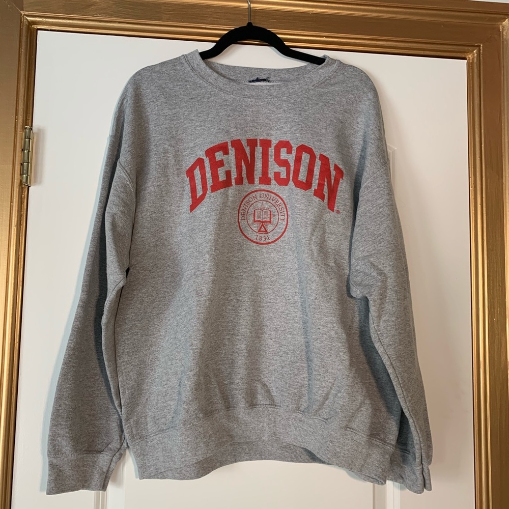 Gray Denison sweatshirt